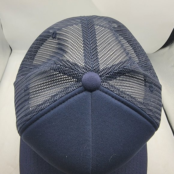 Poler Camp Vibes Venn Trucker Hat Blue Casual Outdoors Summer Lightweight - Picture 6 of 11